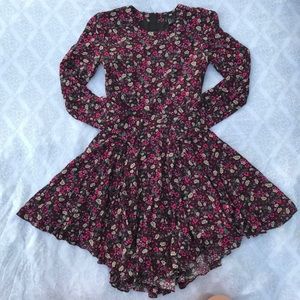 H&M long sleeve floral dress